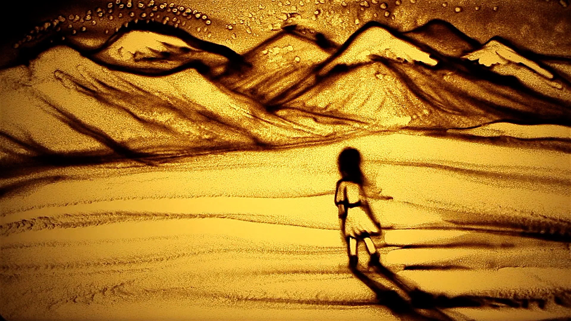 Girl traveling over mountains, La Galana.jpg