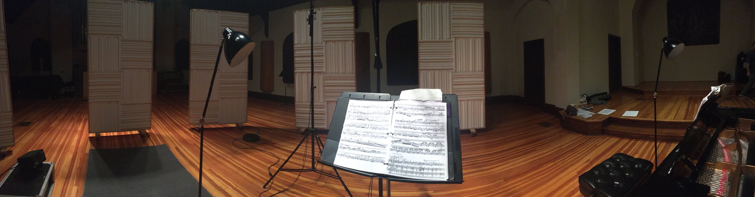 View from the violinist's spot!