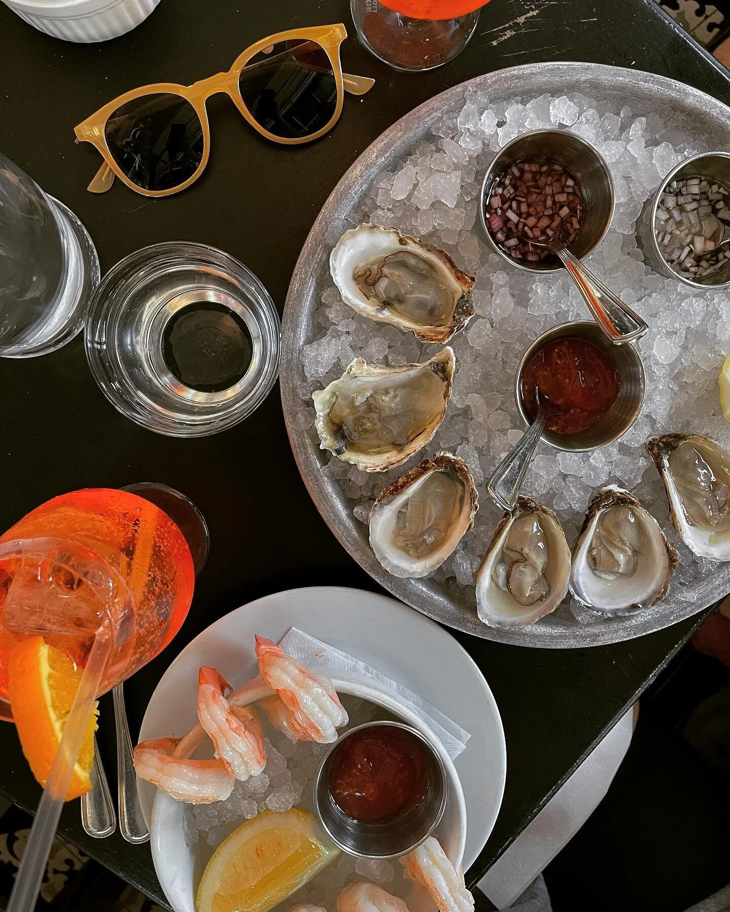 may photo dump aka a collection of things I&rsquo;ve drank and ate. feat: @waltersbk @berniesnyc @publicrecordsnyc &amp; my backyard. (plus some other things)
