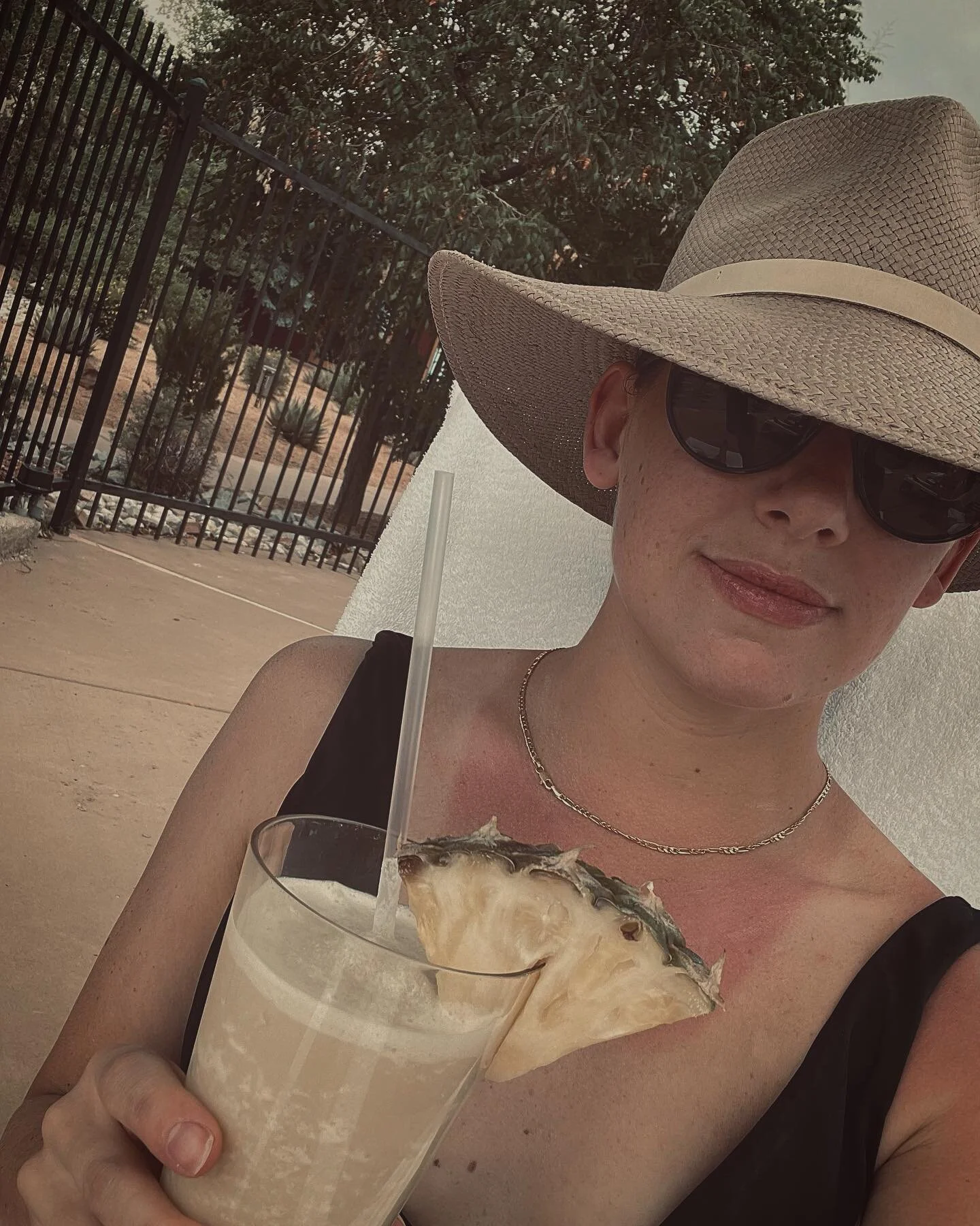 we&rsquo;re vacationing again. (side note I cycled over 70 miles in 100 degree heat through the desert for this) @backroadstravel @fssantafe #familyvacation #morepinacoladas #newmexico #santafe