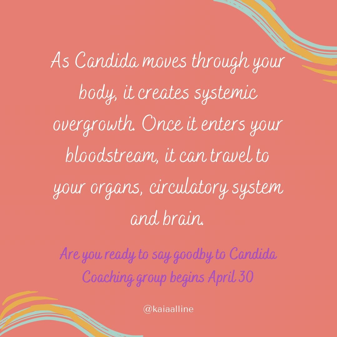 Finding @hminutritionschool years ago, I quickly realized all I had learned about nutrition up to that point left a lot to be desired. When the topic of Candida came up, while I knew it was a yeast infection, I had no idea about all the symptoms and 