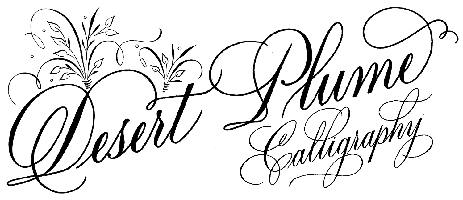 Desert Plume Calligraphy &amp; Engraving