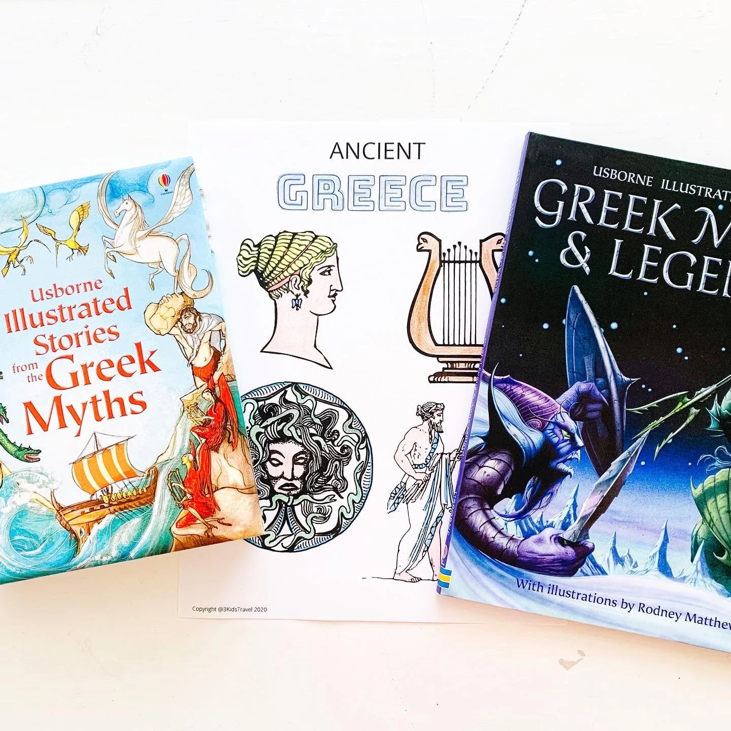 Free Printable: Ancient Greece Coloring Pages