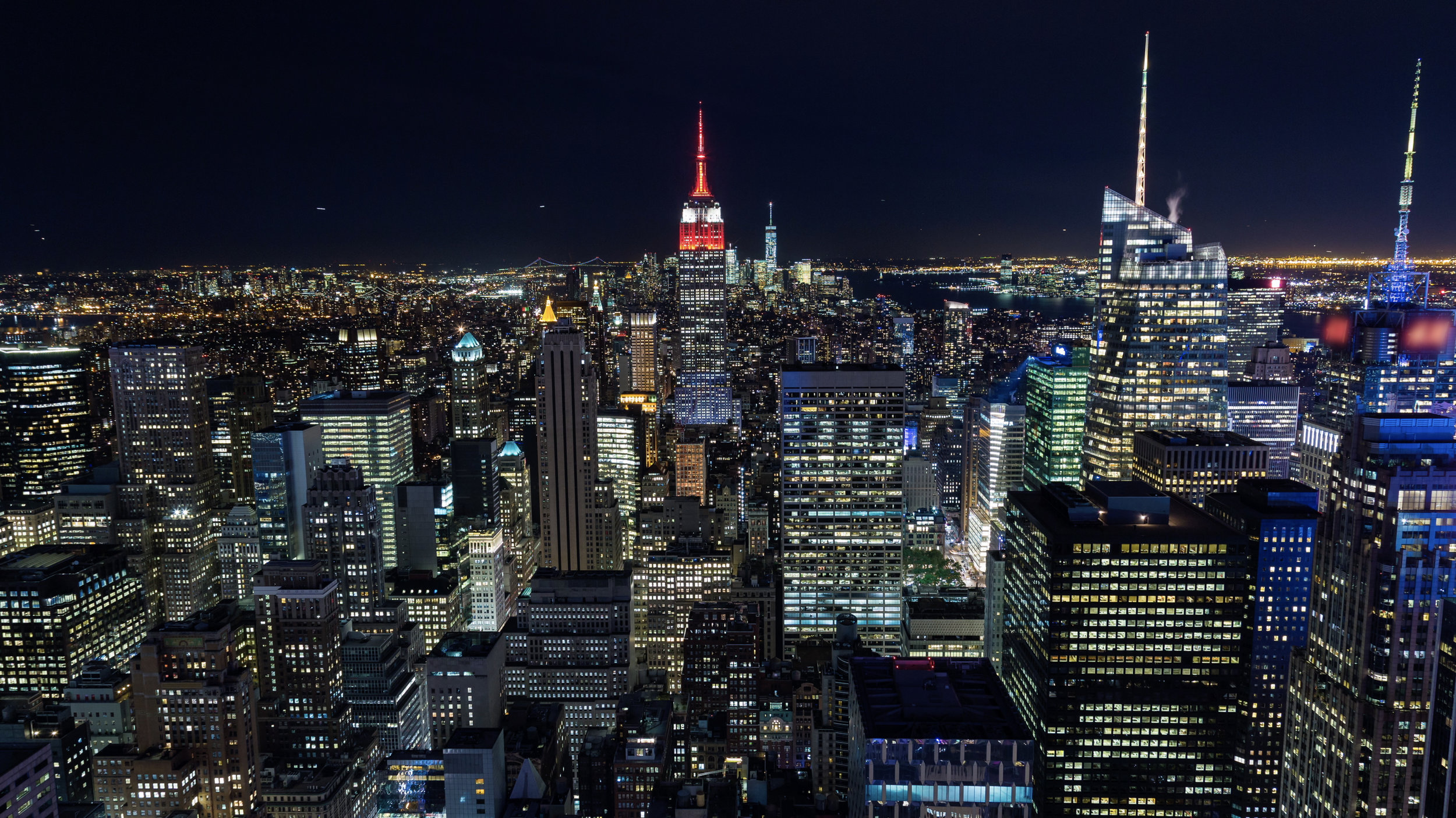 4k New York City Skyline Day To Night Sunset Emerics Timelapse