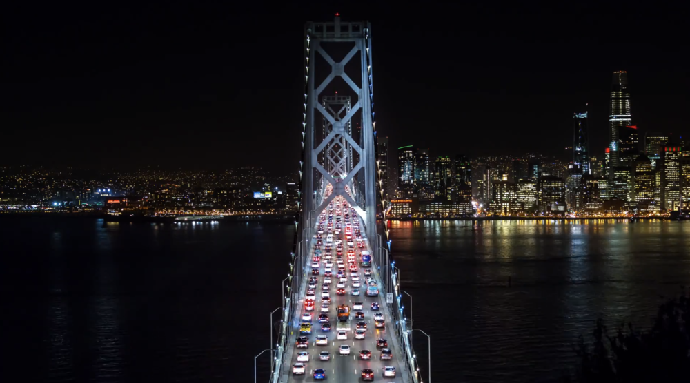 Hd San Francisco Bay Bridge At Night Fast Shutter Emeric S Timelapse