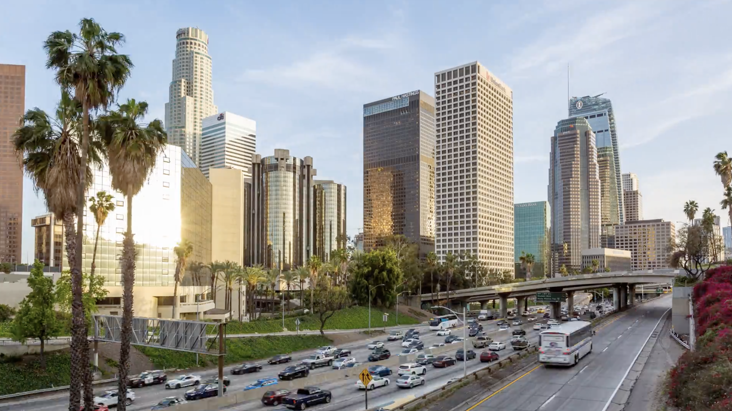 freeway dtla day to night sunset.png