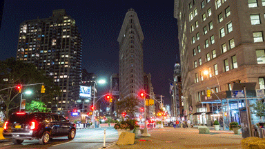 Hyperlapse de nuit