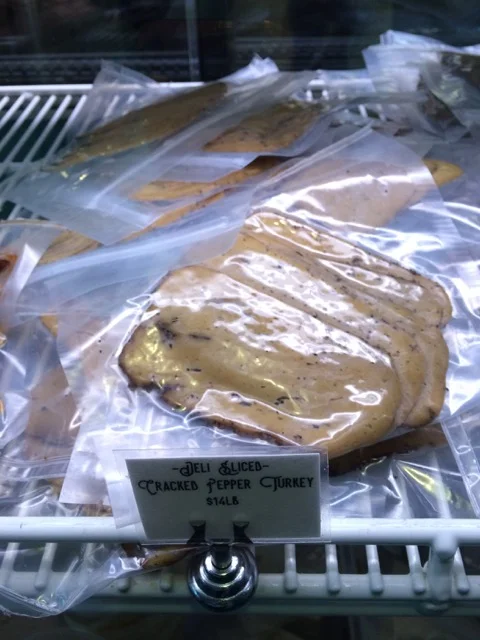 Vegan turkey at The Butcher's Son, Berkeley, California