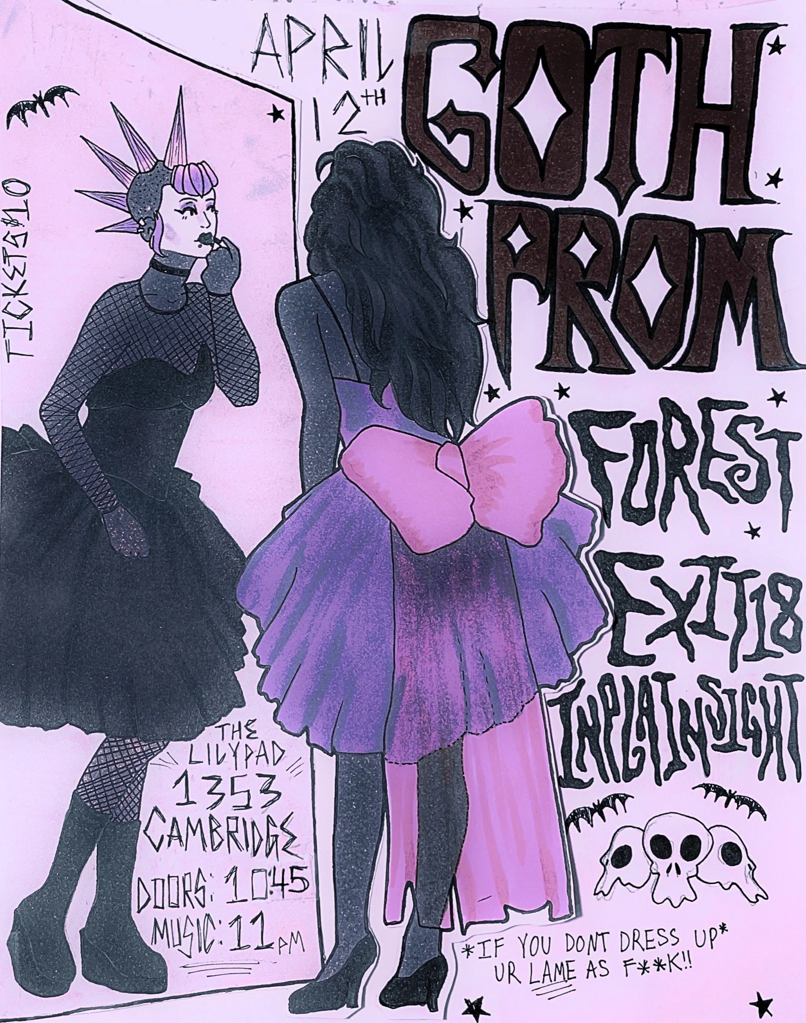 Goth Prom w/ Forest, Exit 18, &amp; inplainsight