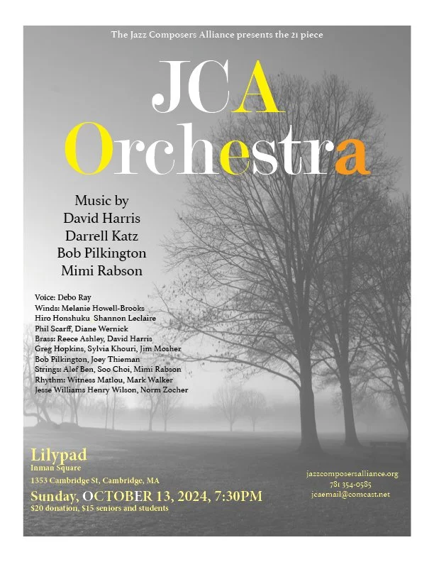 The Jazz Composers Alliance presents the JCA Orchestra