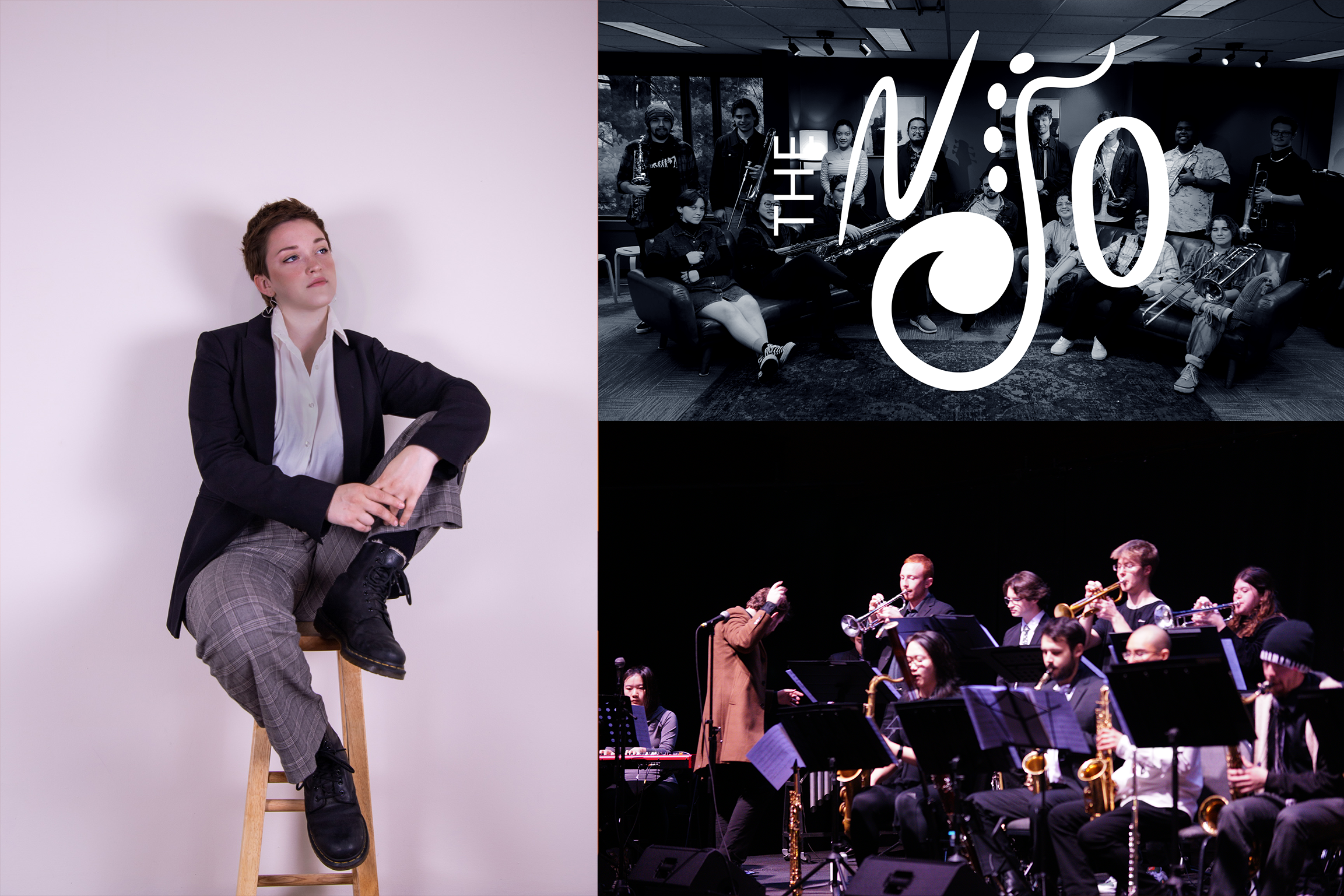 Sam Fierke with the New Jazz Orchestra