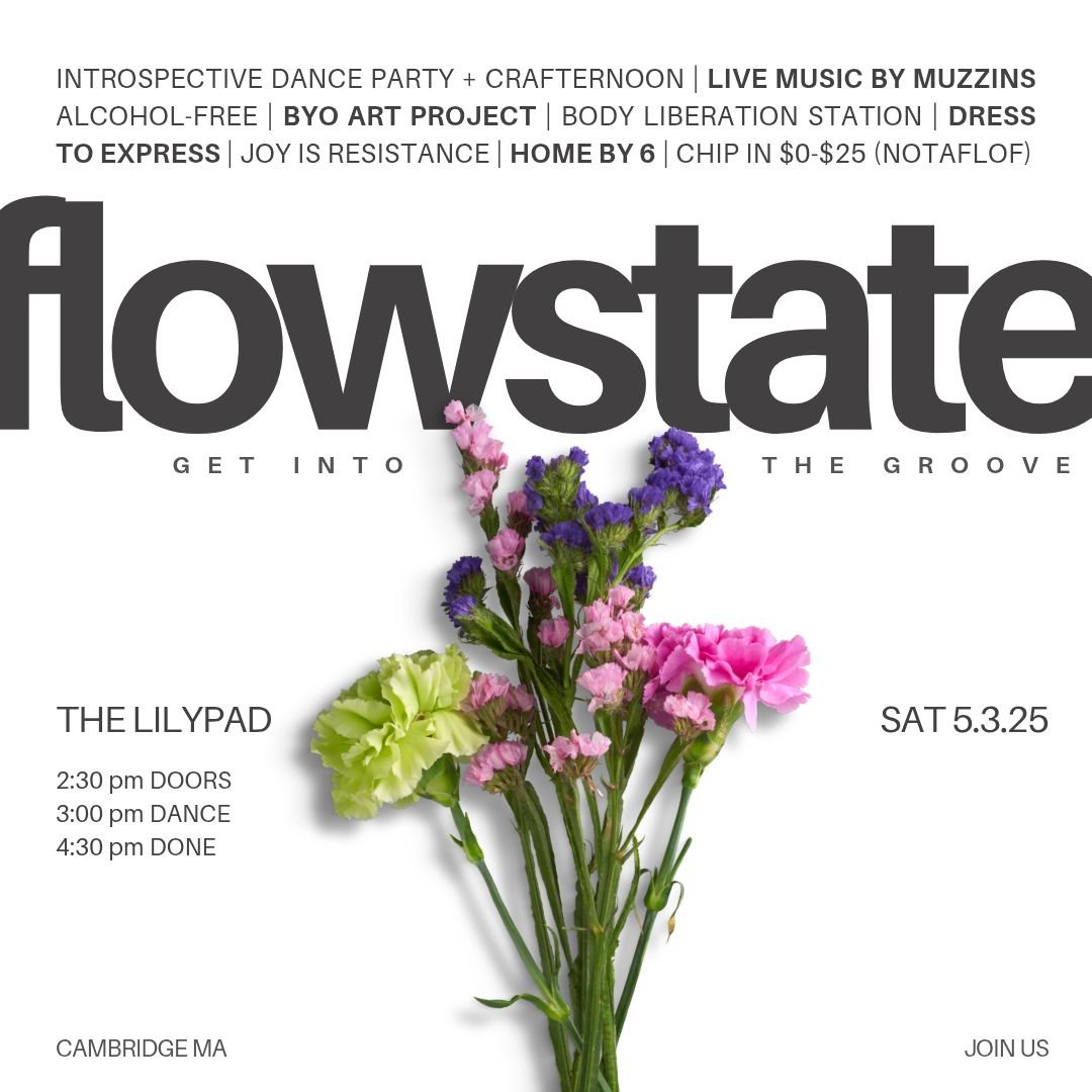 FLOWSTATE: Introspective dance party + community crafternoon feat. live hypnotic jams by MUZZINS