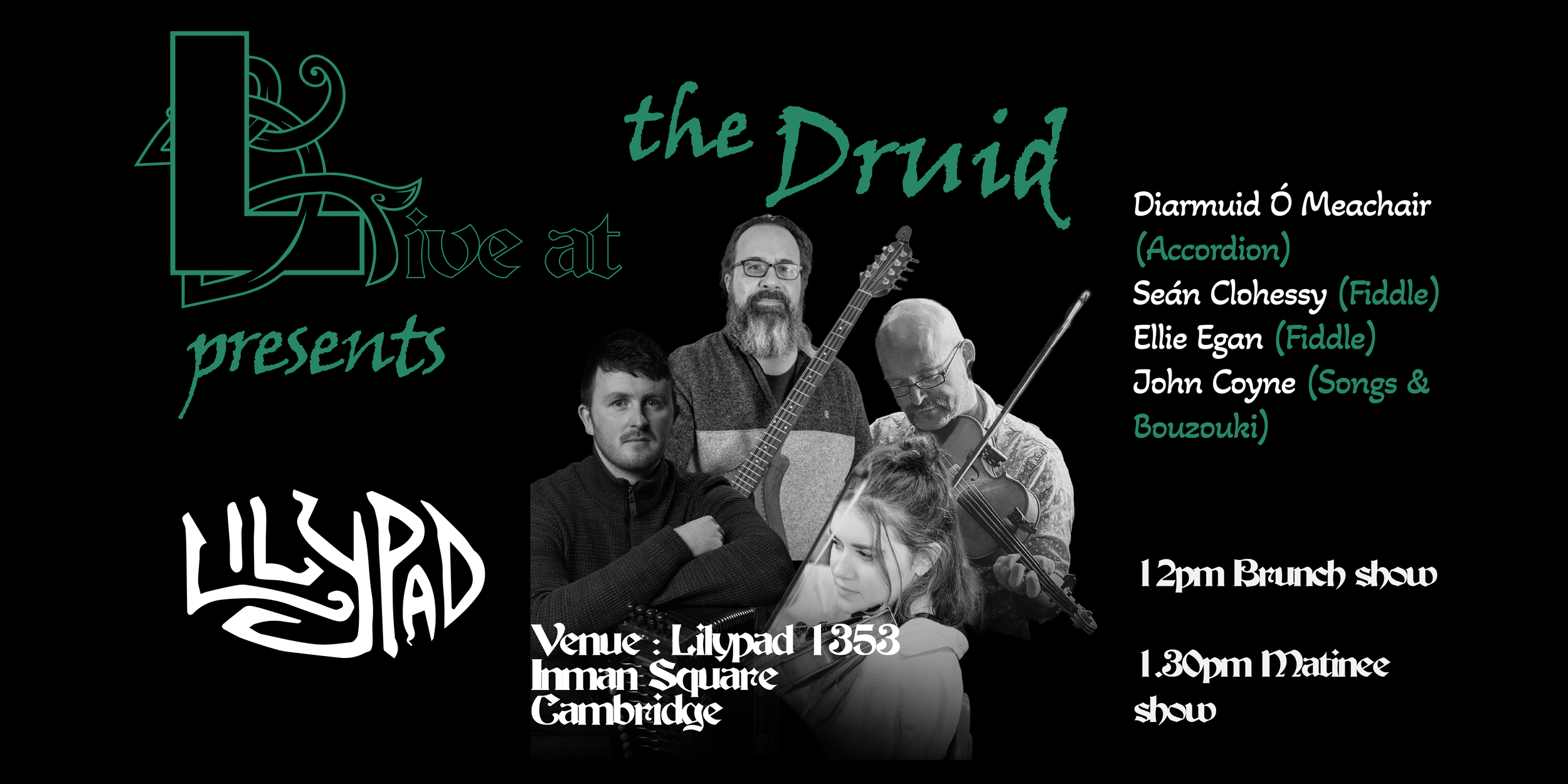 Live at the Druid presents: St. Patricks Day Brunch