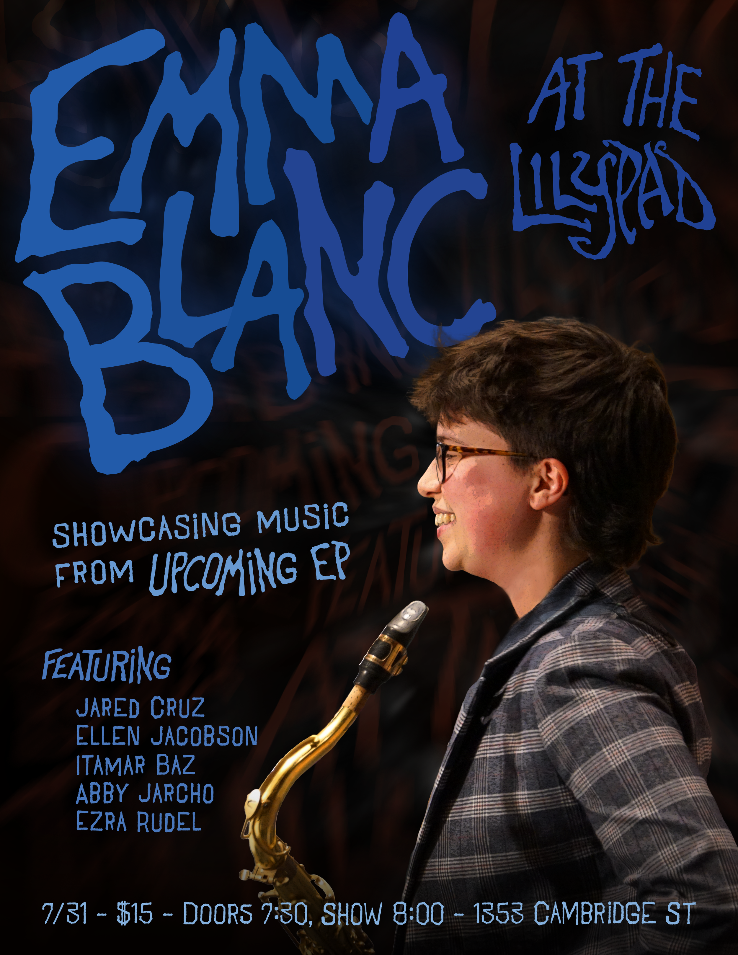 Emma Blanc at the Lilypad — The Lilypad