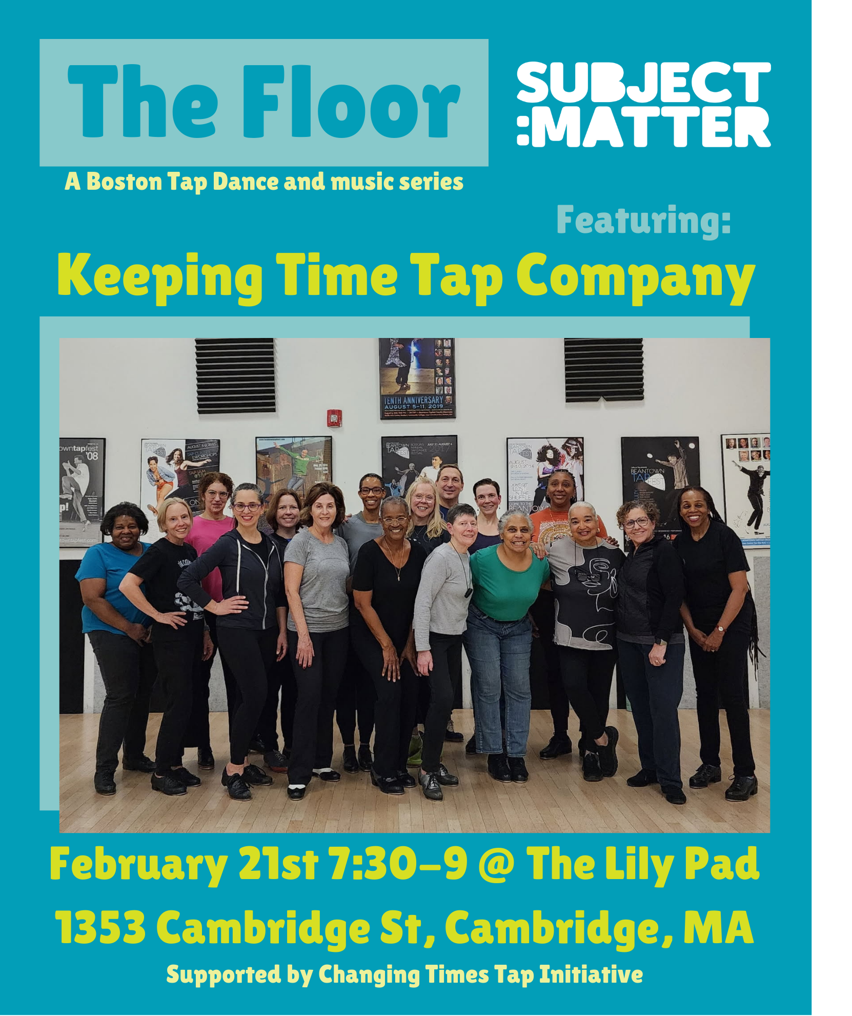 "The Floor" Tap Dance Jam Featuring Keeping Time Tap Company