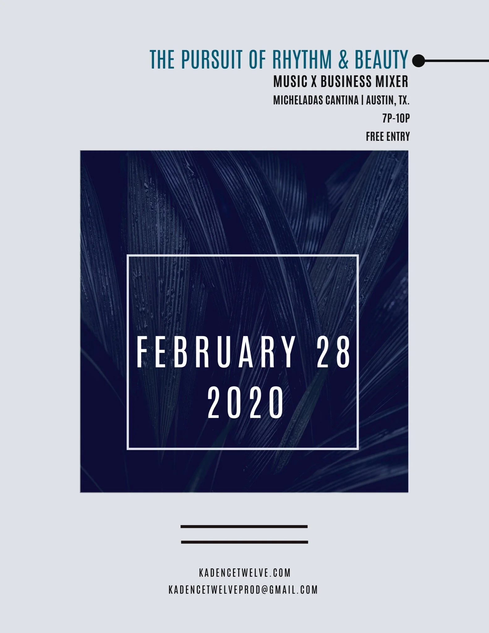 The Pursuit of Rhythm and Beauty: Music X Business Mixer