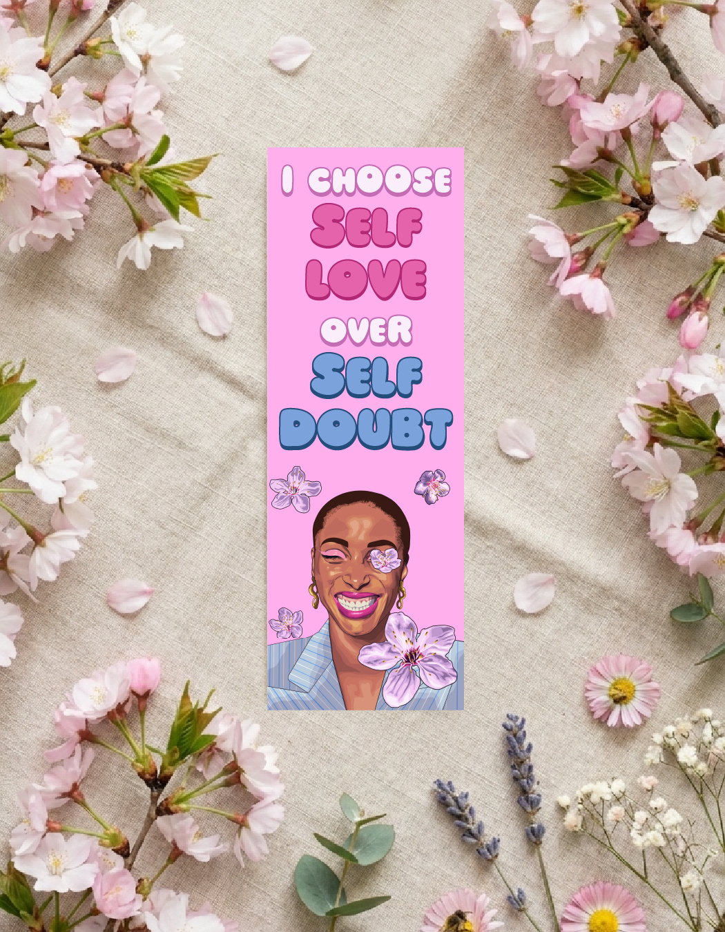Self Love Over Self Doubt Bookmark