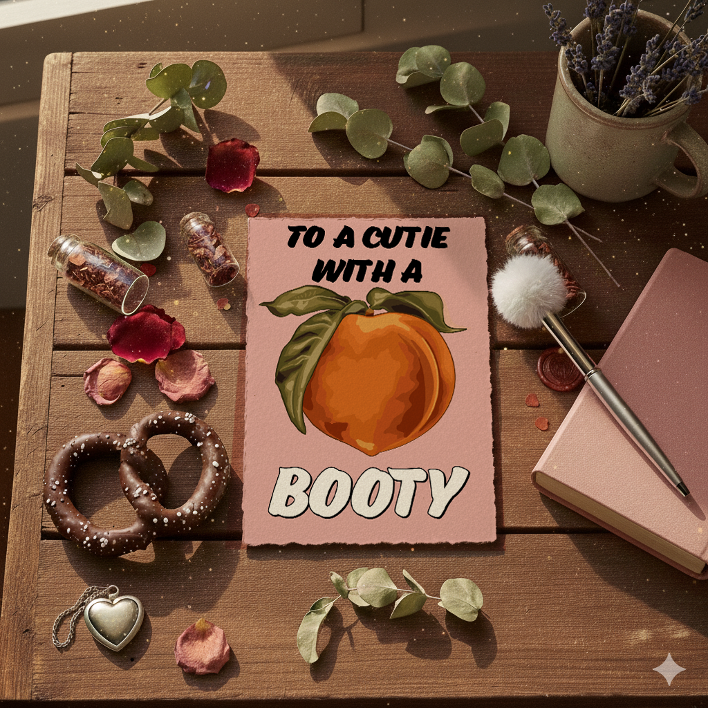 Cutie with a Booty Greeting Card