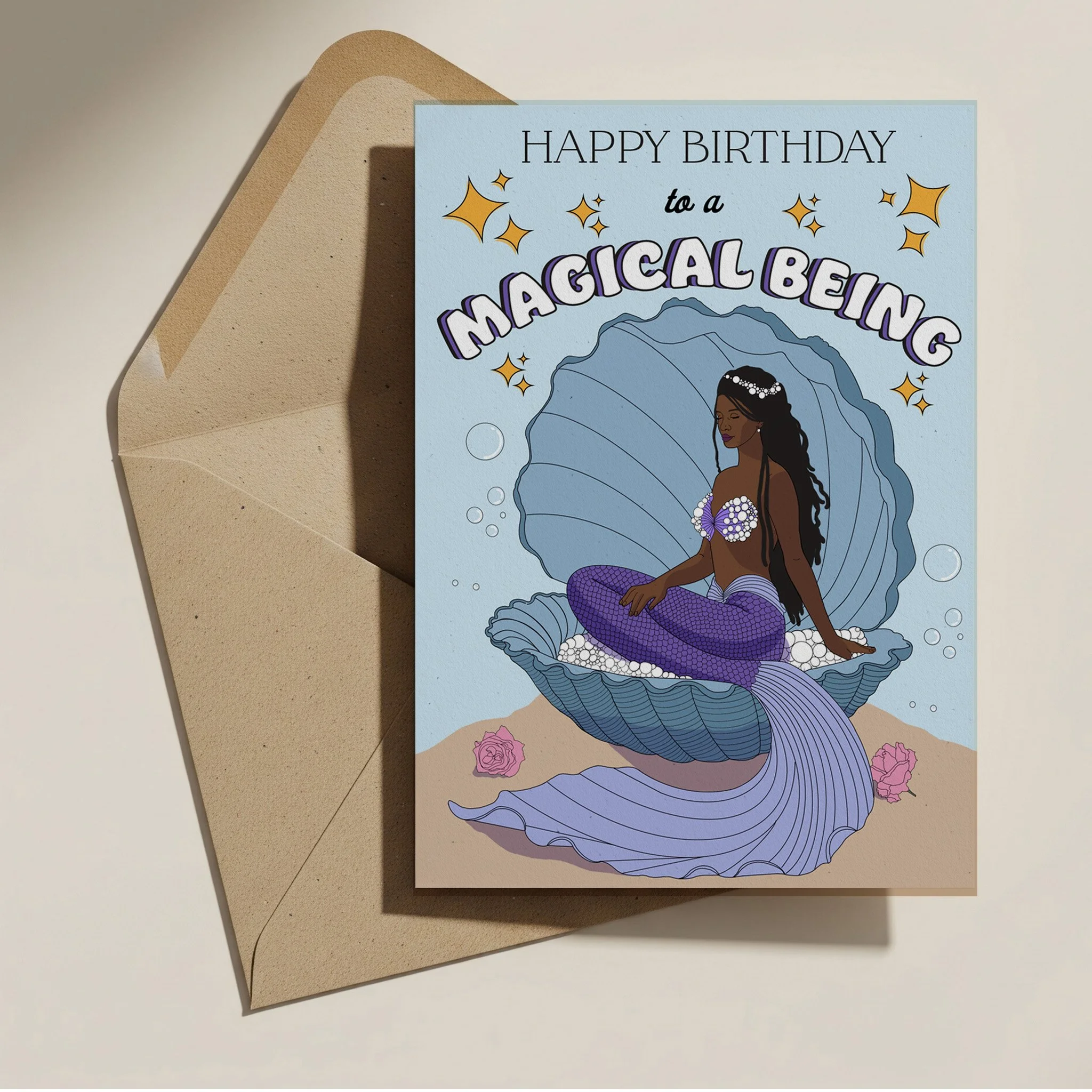 Mermaid Birthday Card