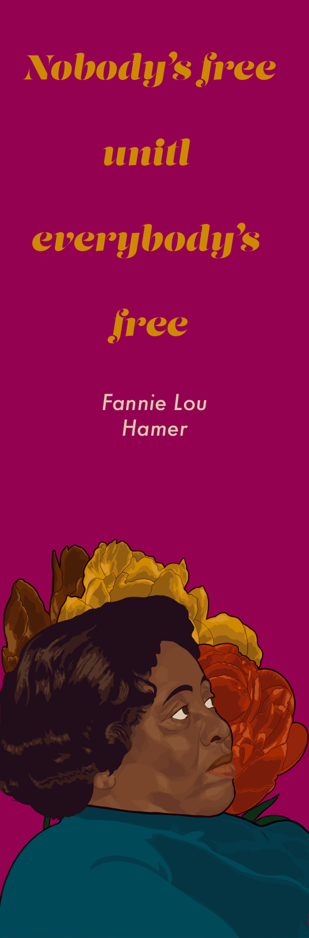 Fannie Lou Hamer Bookmark