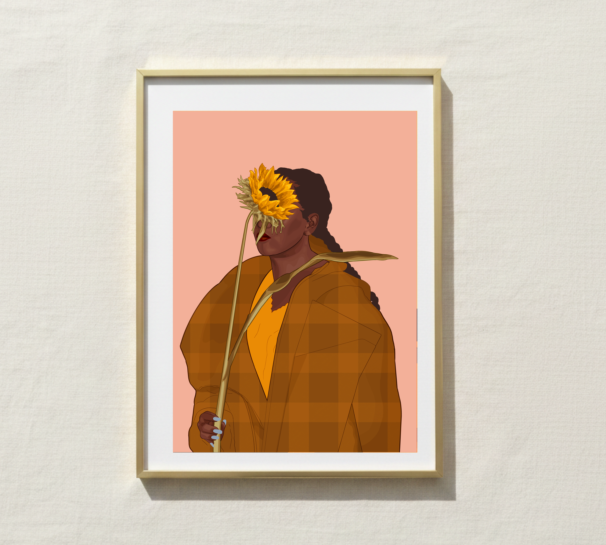 Shy Gyal Art Print