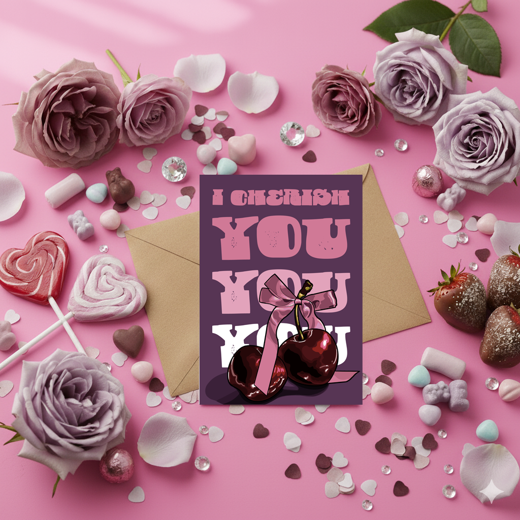 'I Cherish You' Greeting Card