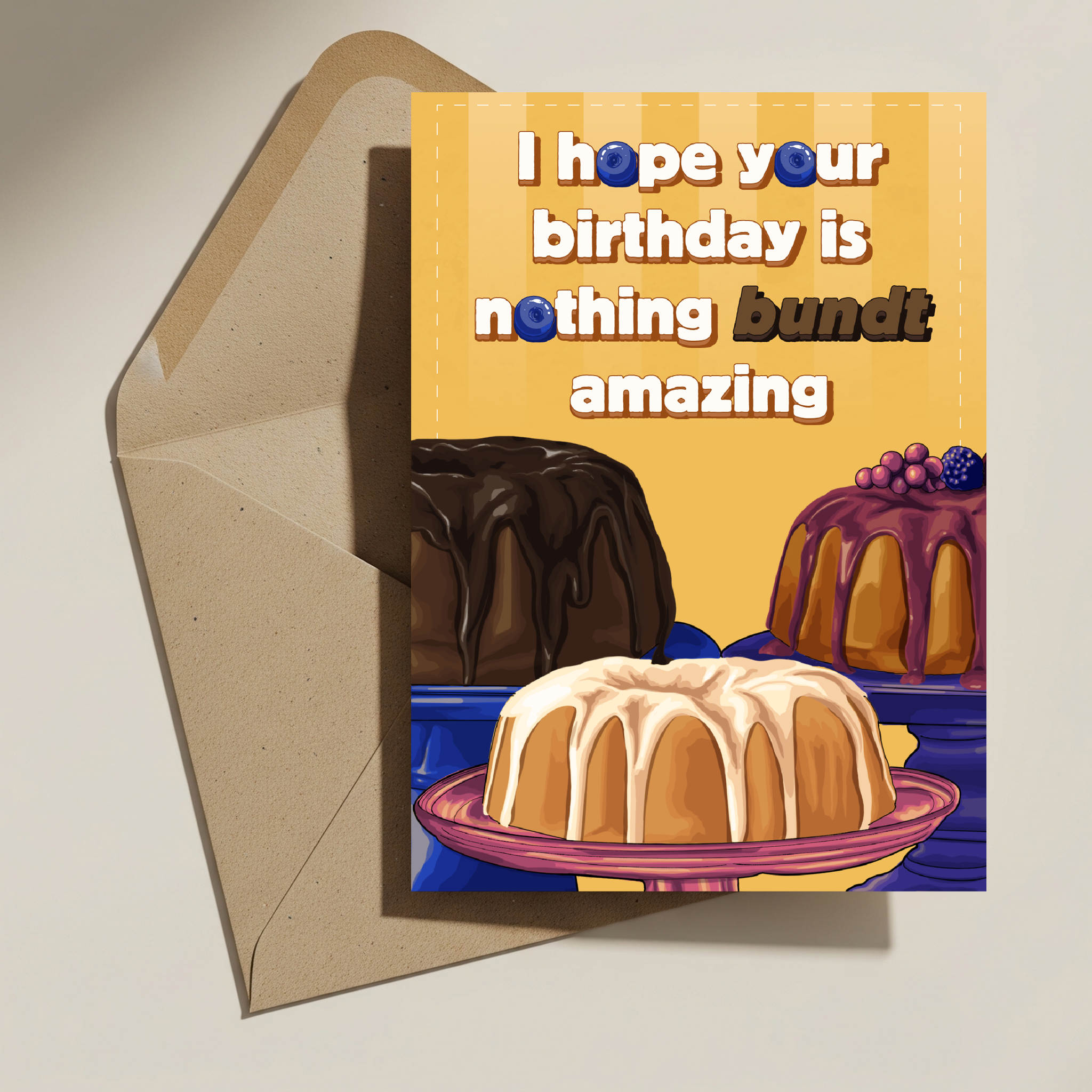 Bundt Birthday Card