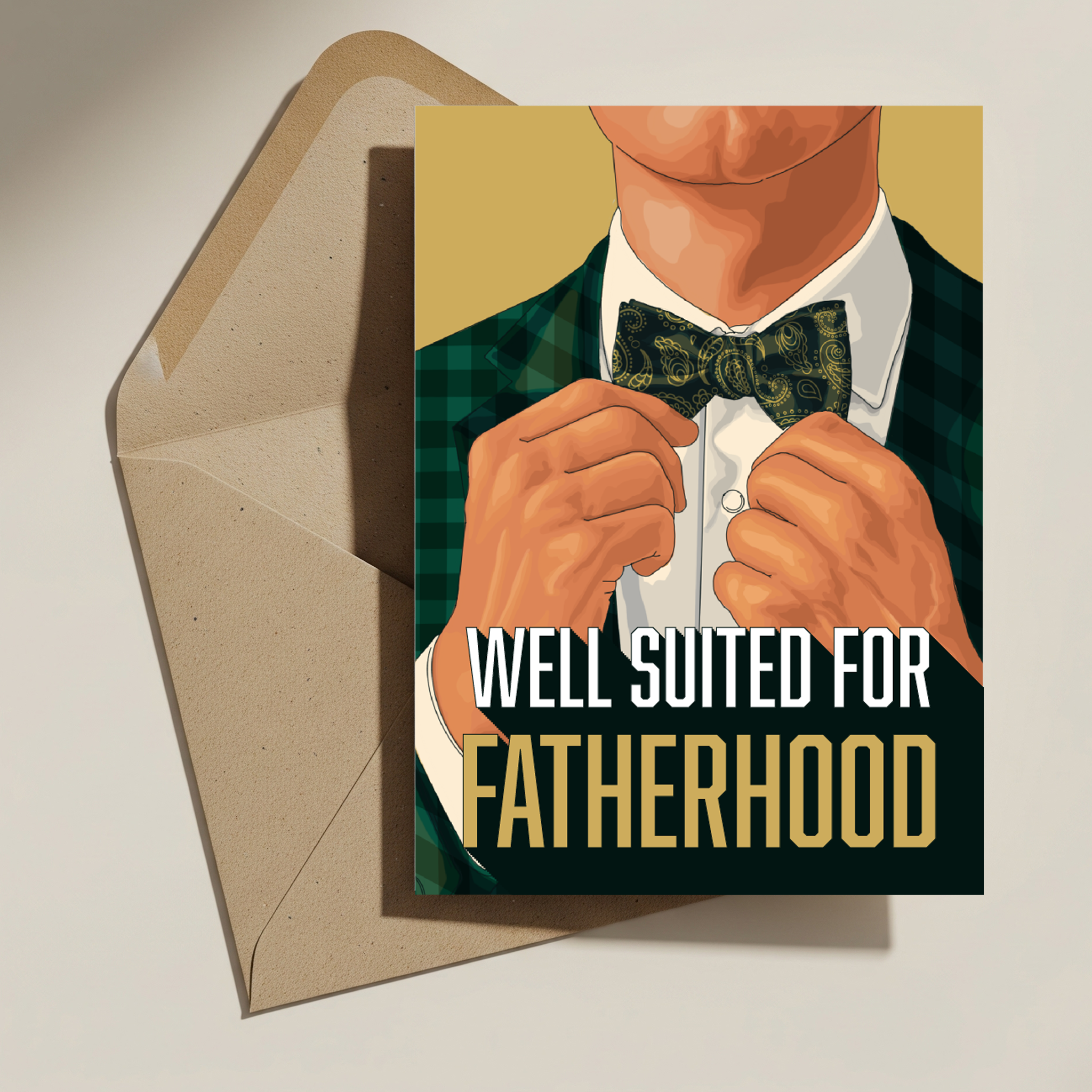 Well Suited for Fatherhood Card