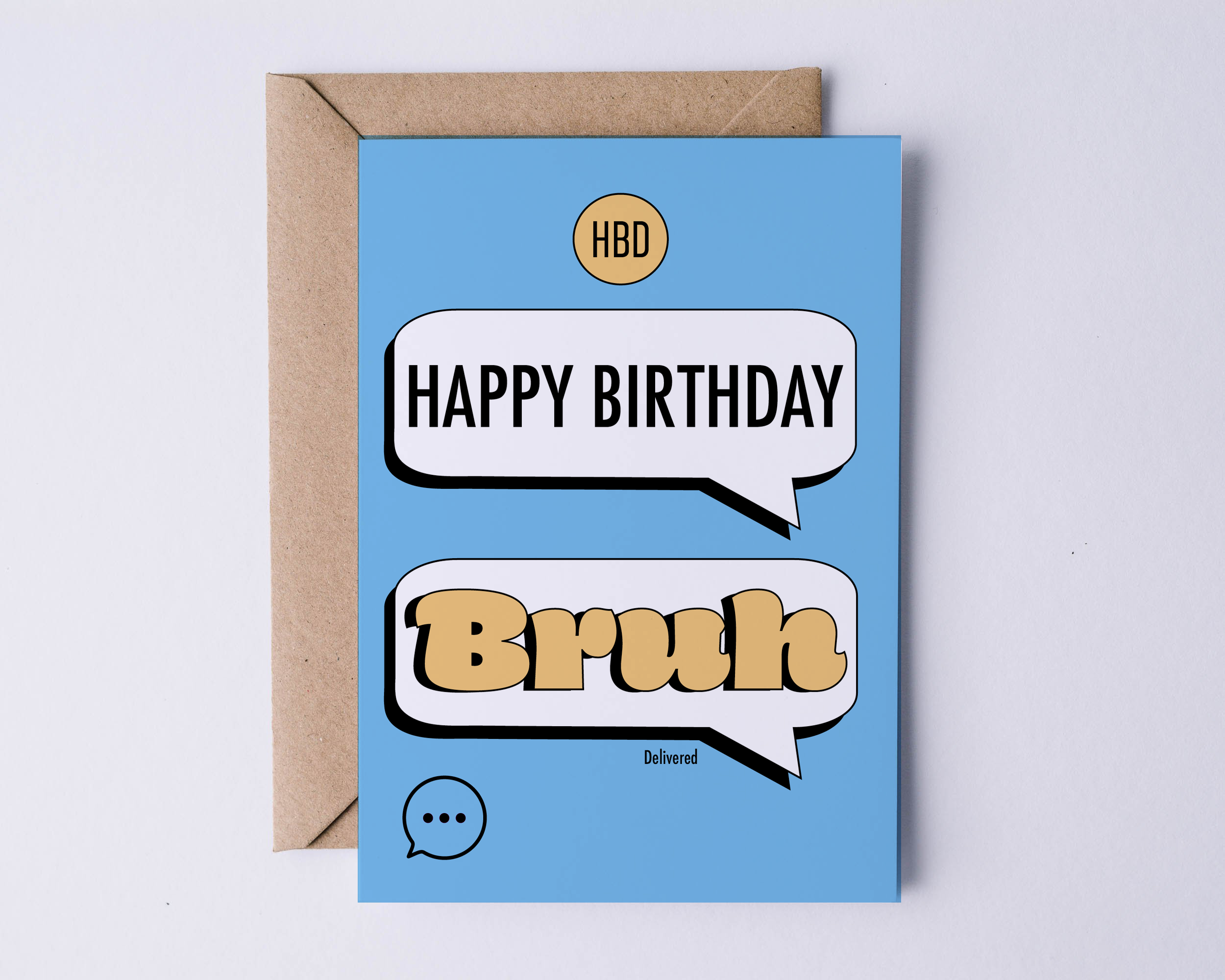 Bruh Birthday Card