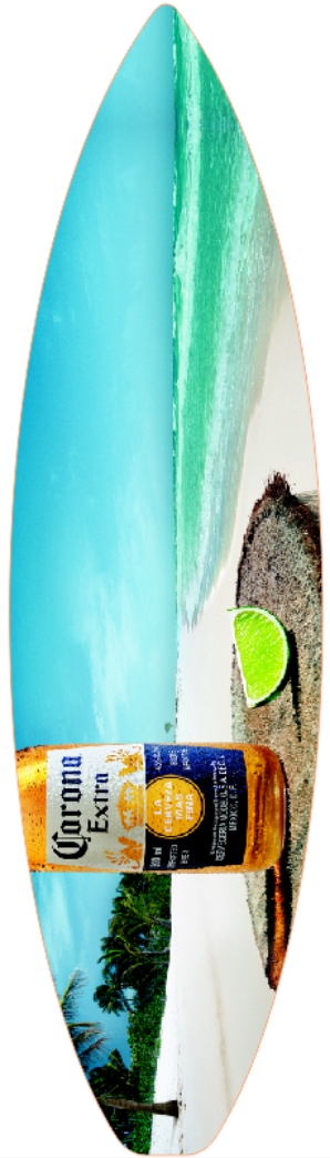 Corona - Bottle on Stump - Display Surfboard.jpg