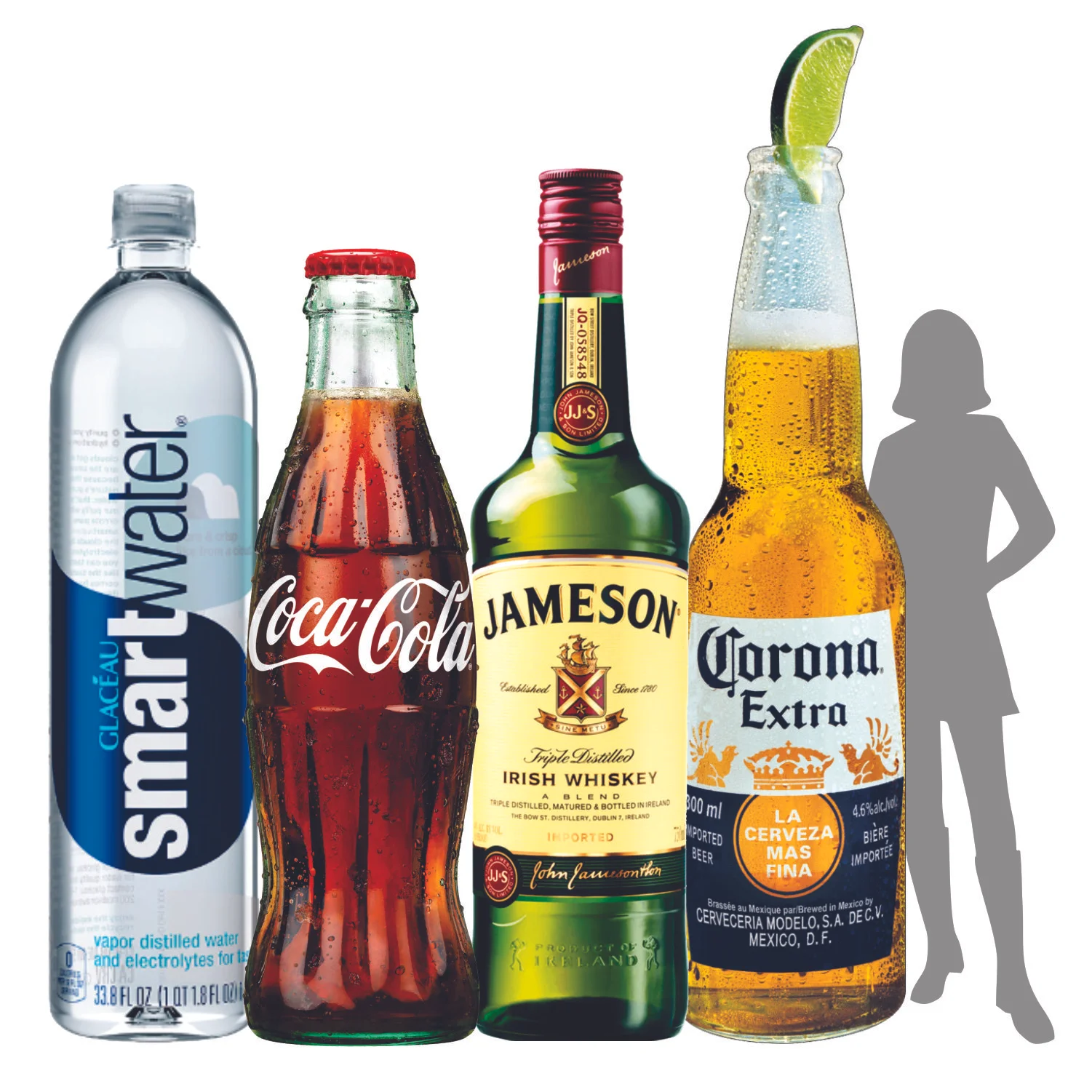 CUSTOMIZED PROMOTIONAL GIANT DISPLAY BOTTLE SIGNS - WOOD