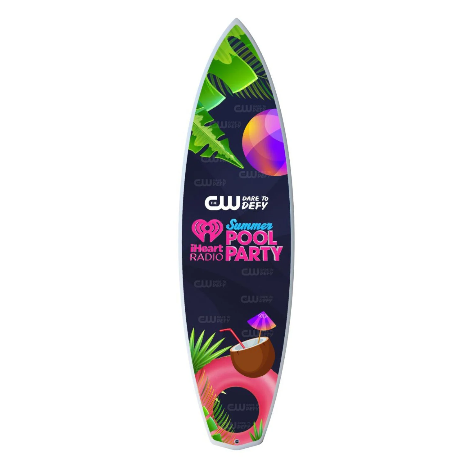 CUSTOMIZED PROMOTIONAL SURFBOARD - FIBERGLASS