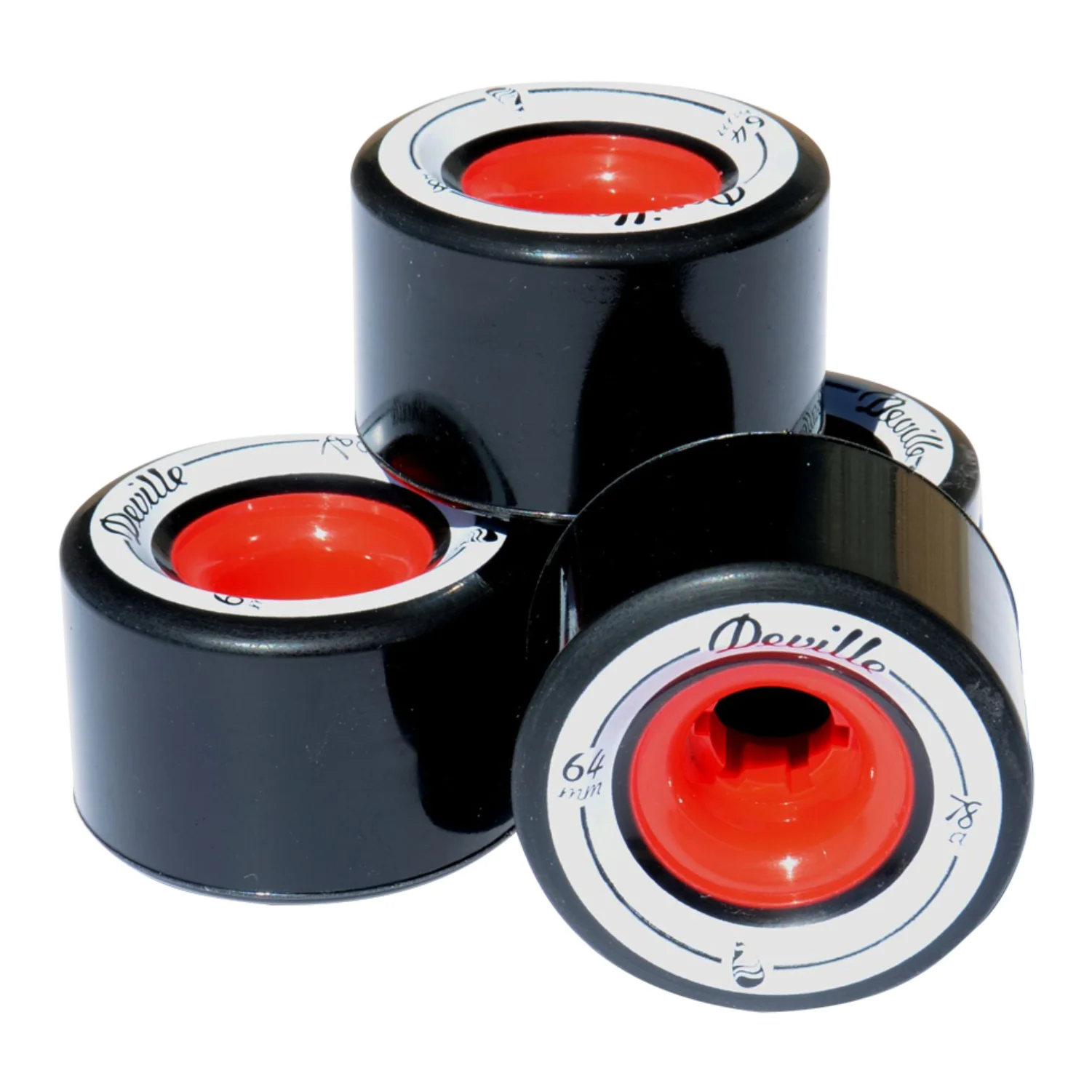 32305 - Deville White Wall Tires - 64mm (Set of 4)