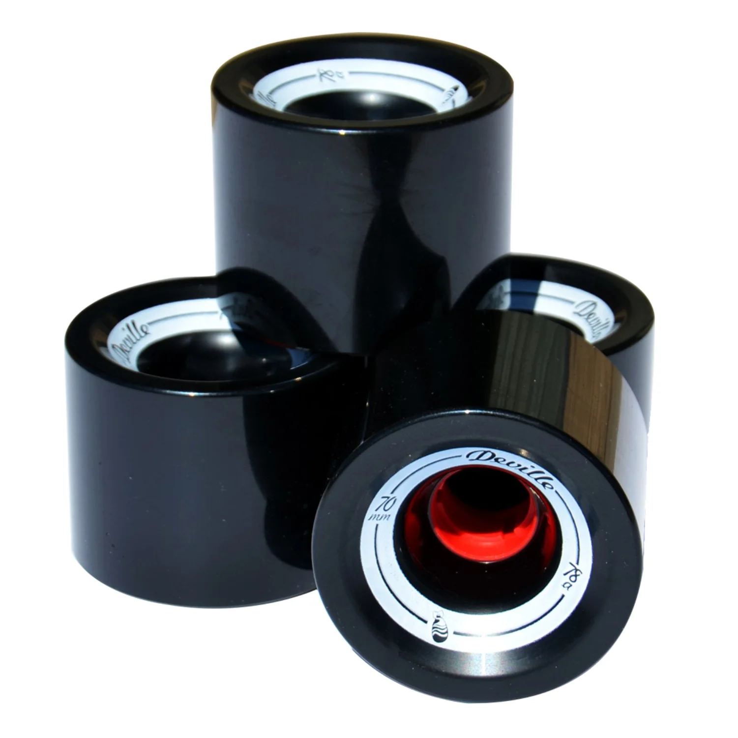 32306 - Deville White Wall Tires - 70mm (Set of 4)