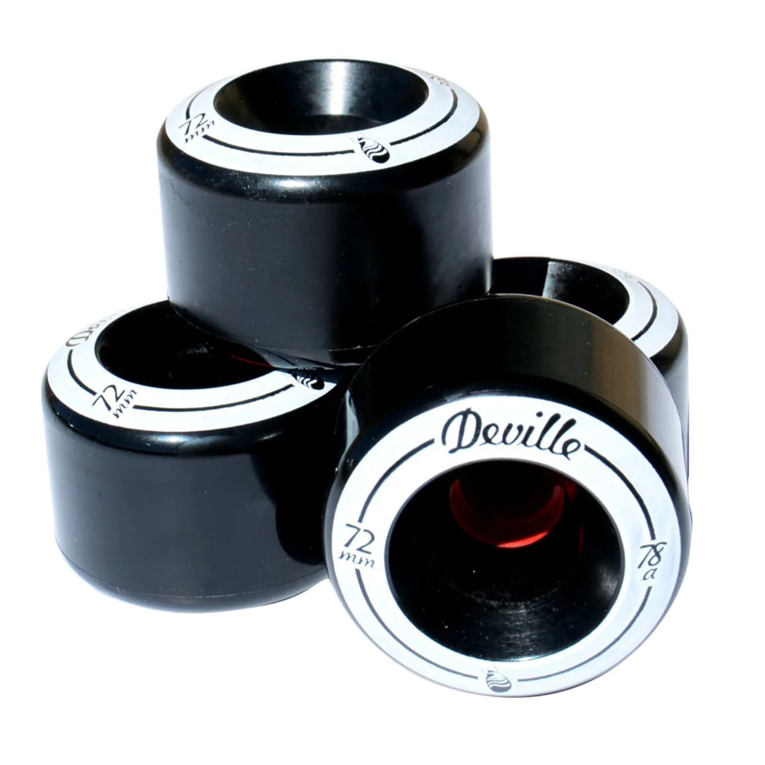 32307 - Deville White Wall Tires - 72mm (Set of 4)