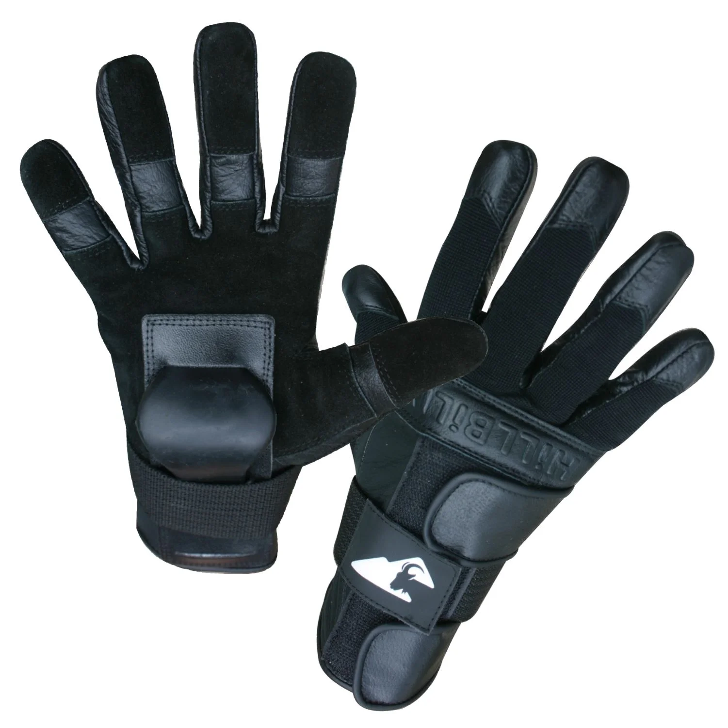 HILLBILLY WRIST GUARD GLOVES - BLACK - FULL FINGER