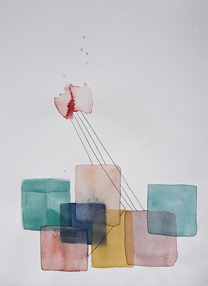 Study 1 Watercolor 9" x 12" 2015