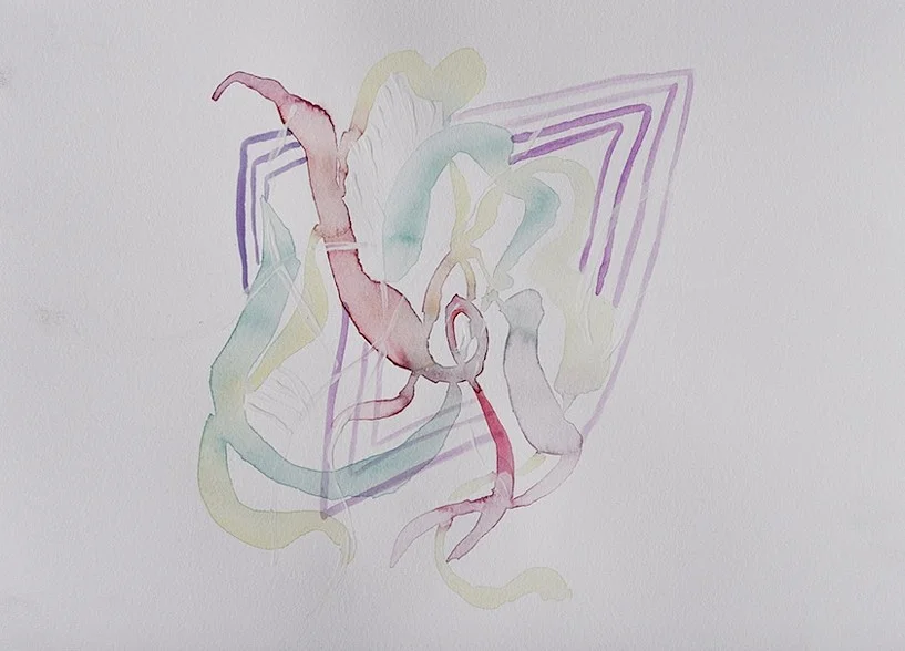 Study 4 Watercolor 9" x 12" 2015