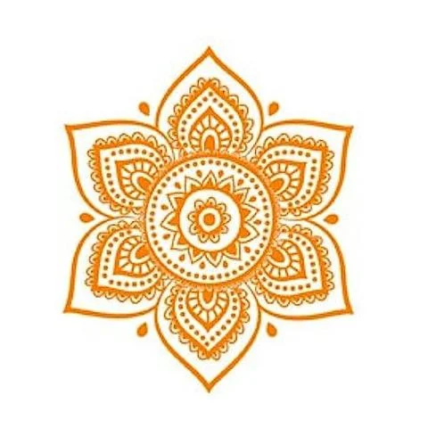 The Second  Chakra's color is orange