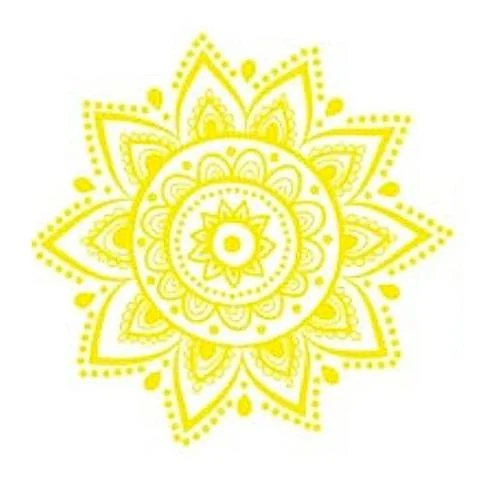 The Third Chakra's color is yellow