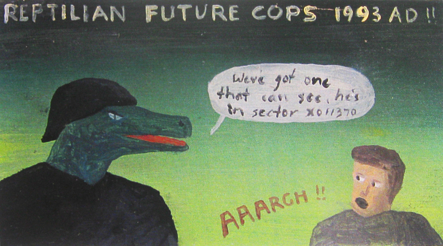 THE REPTILIAN FUTURE COPS 1993 AD