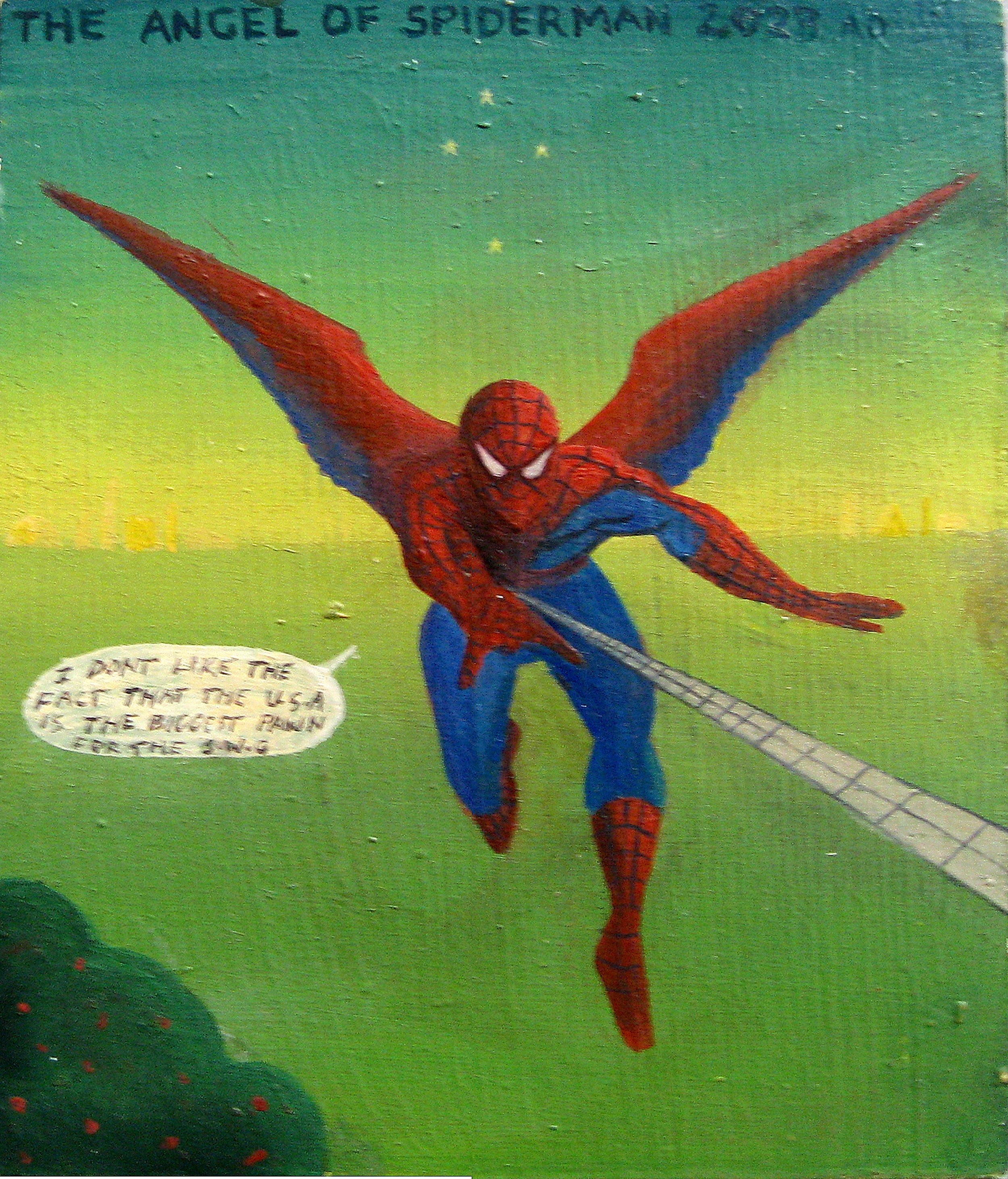 THE ANGEL OF SPIDERMAN 2012 A.D.