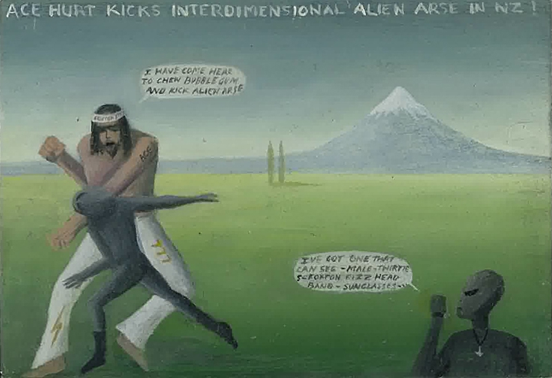 ACE HURT KICKS INTERDIMENSIONAL ALIEN ARSE IN NZ