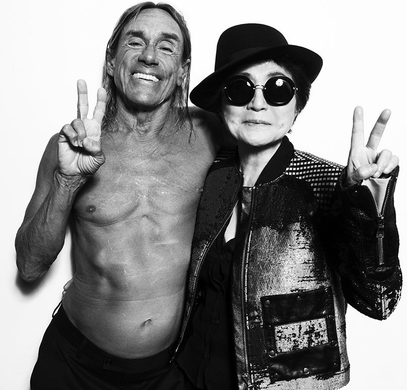 Iggy and Yoko say Peace