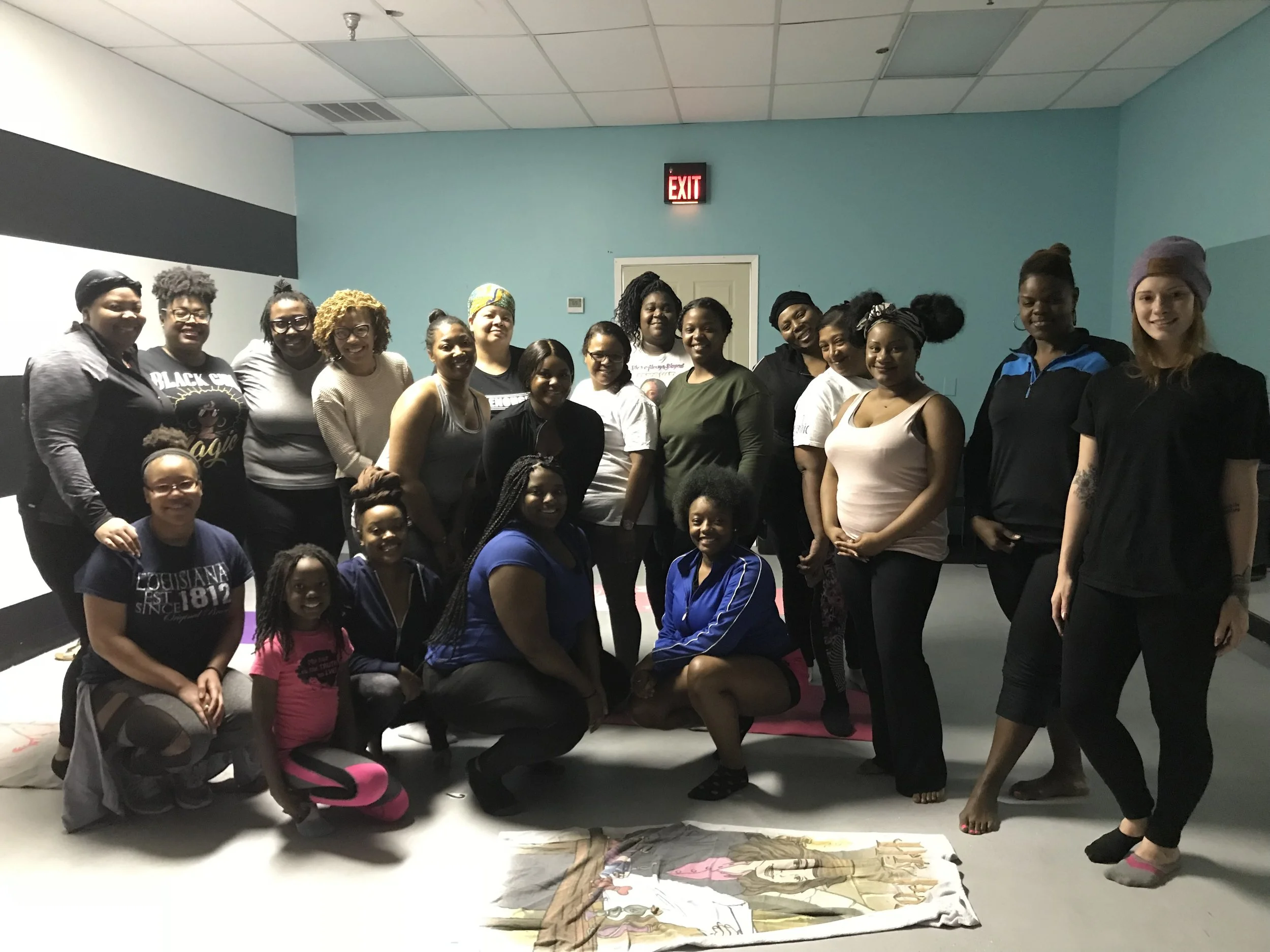 Yoga Noir Event at Winter Dance Co. Baton Rouge, LA