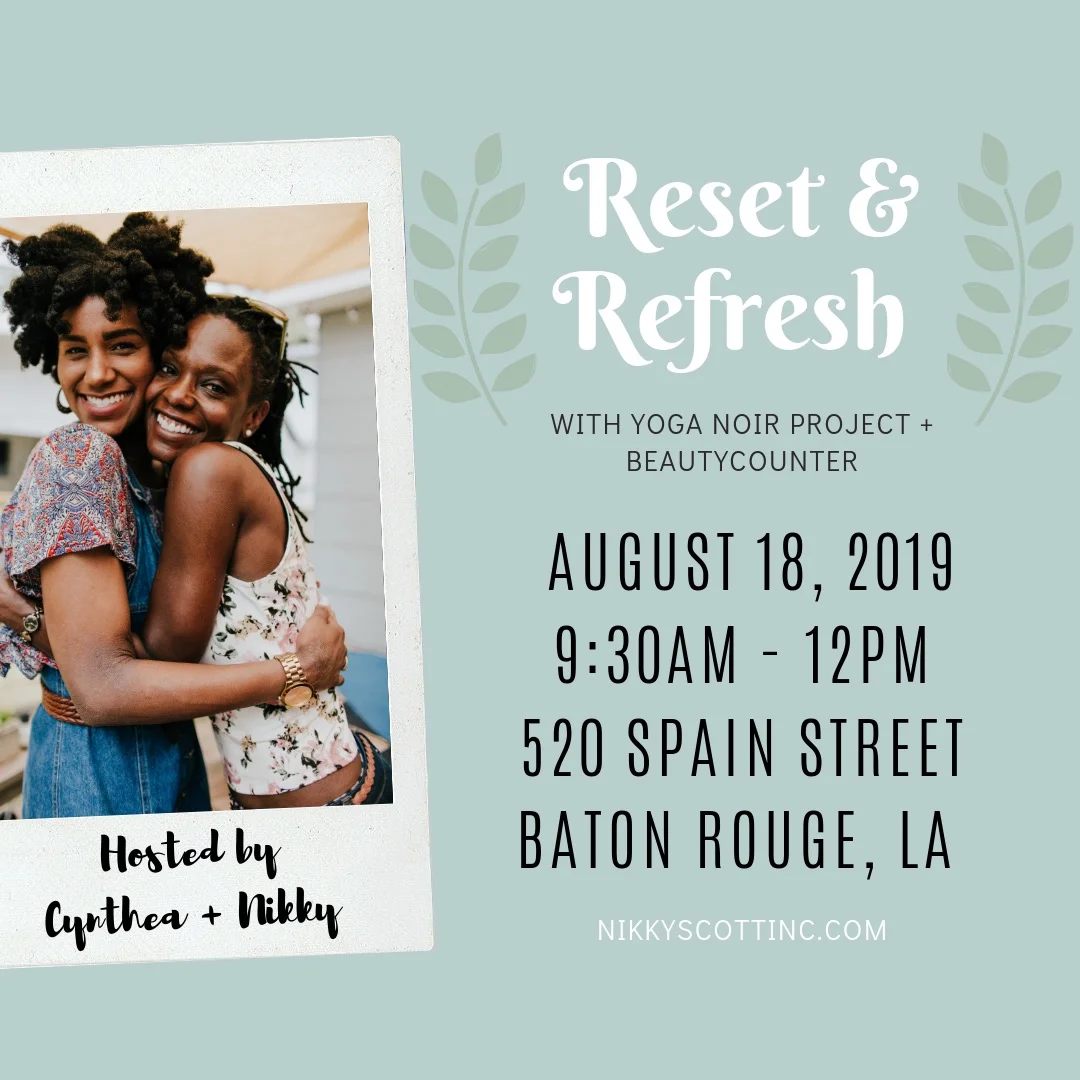 Reset &amp; Refresh with Yoga Noir Project + Beautycounter