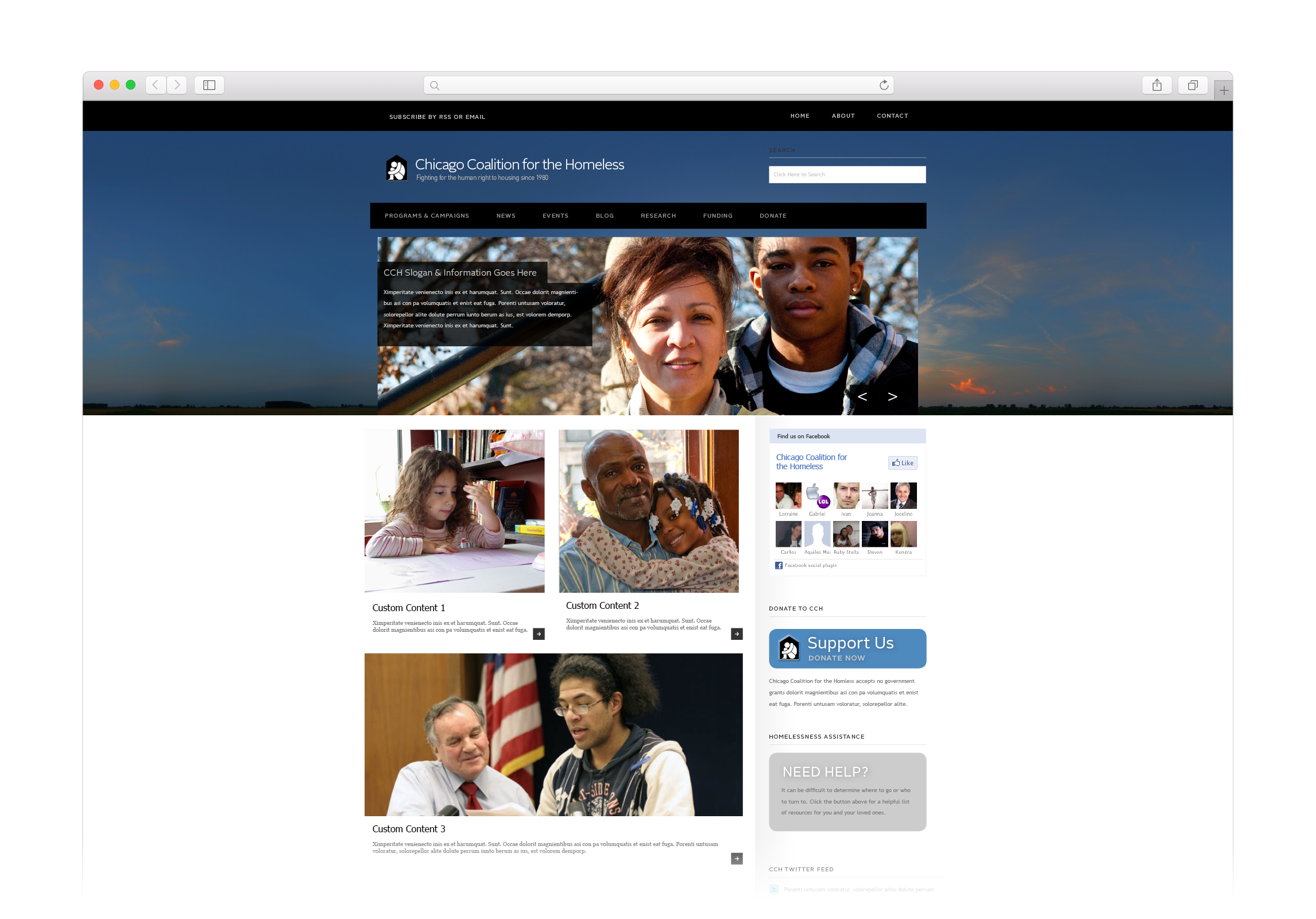 chicago coalition for the homeless website