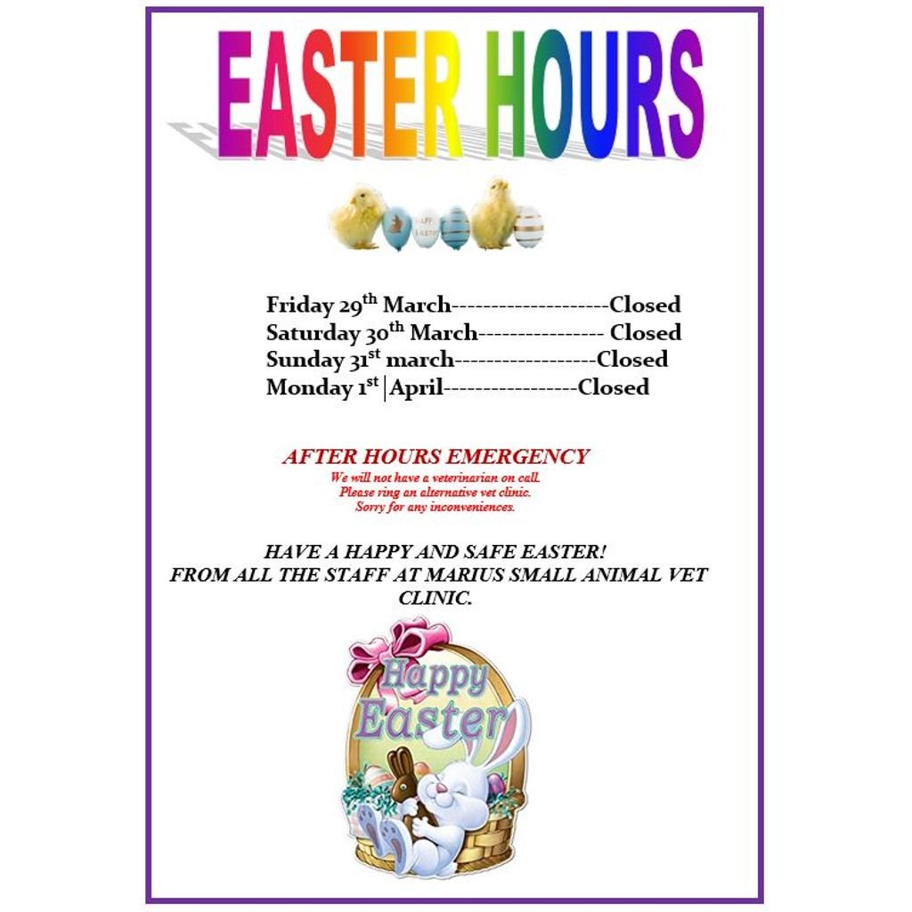 Easter Trading Hours