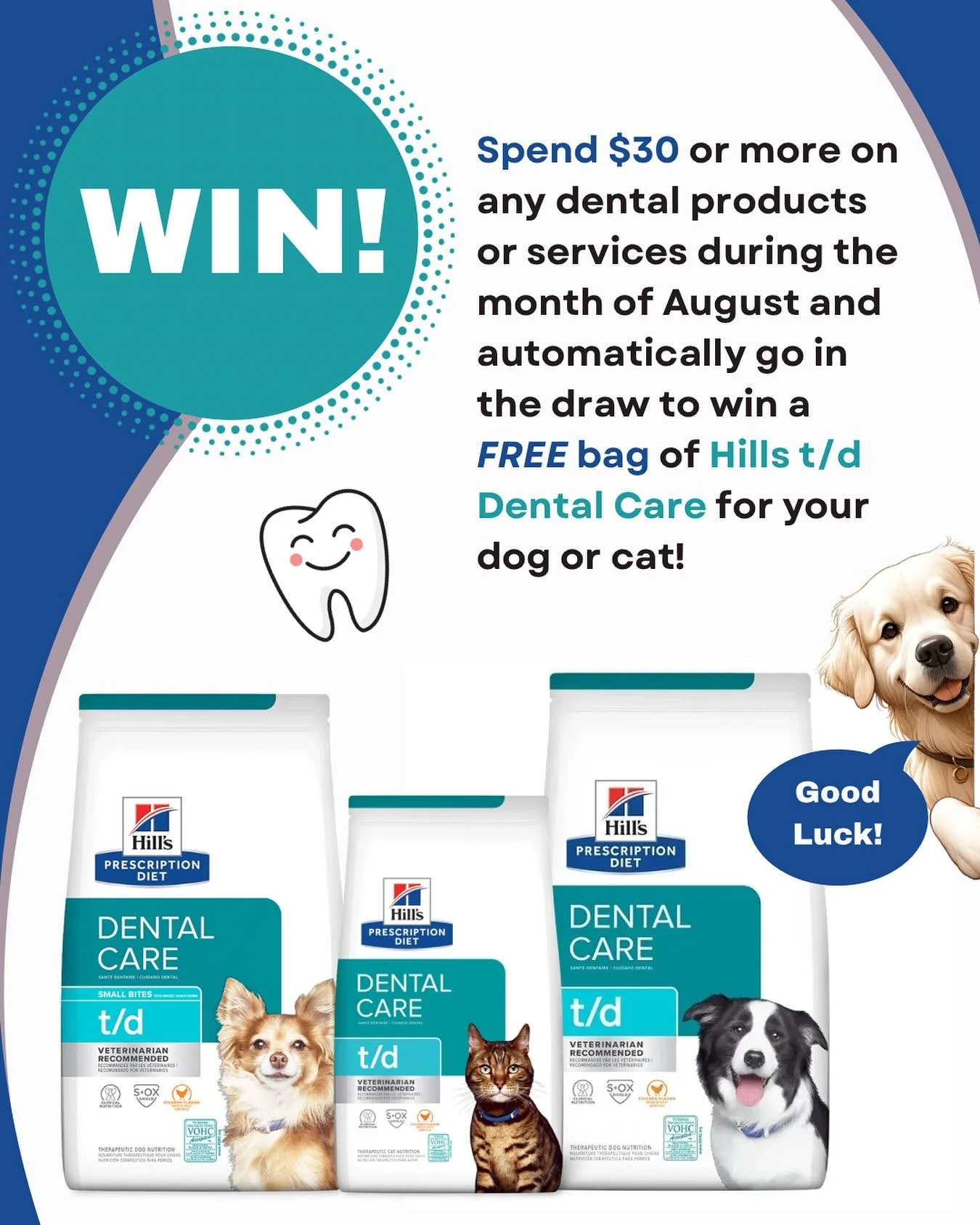 We are over halfway through Dental Month but there is still time to enter the draw to WIN!!