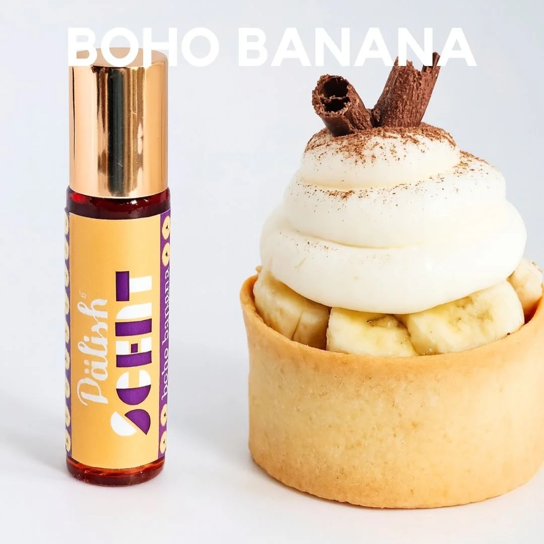 Sweet banana perfume by palish natural skincare is a sweet and joyful scent that is all banana desert in a bottle.jpg